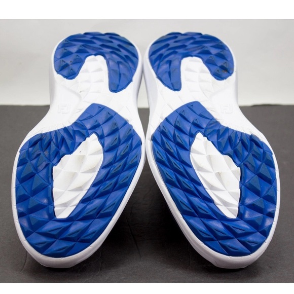 FootJoy FJ Flex Mens Size US 9 Wide Spikeless Performance Golf Shoes Navy 56140 - Picture 12 of 13